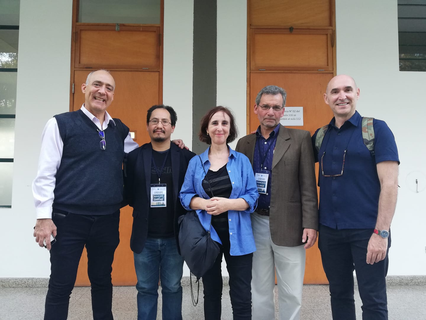 Luis Tello, Marcos Garfias, Marina Zuloaga, Francisco Quiroz, Ernest Sánchez Santiro.