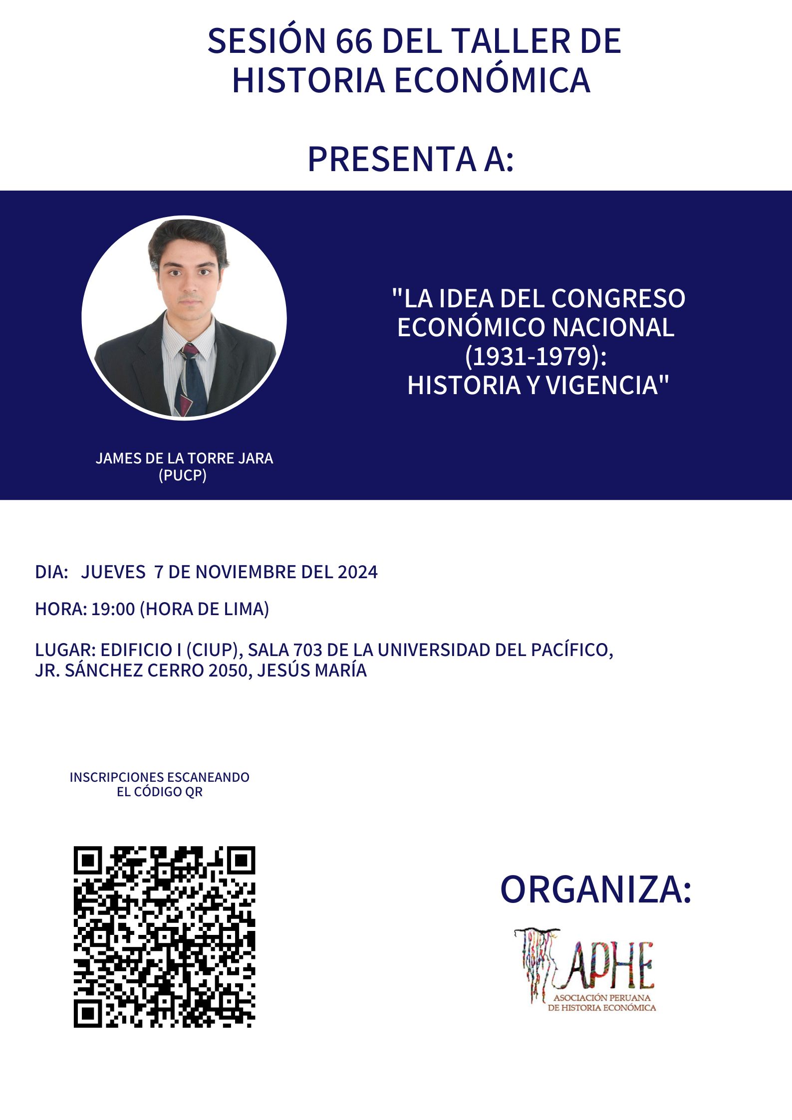 En este momento estás viendo Edición 66 del Taller de Historia Económica de la APHE