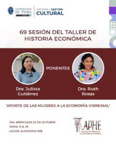Lee más sobre el artículo Sesión 69 del Taller de Historia Económica en Piura